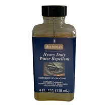 Meltonian Heavy Duty Water Repellent With Silicone 4 oz. Glass Bottle Vintage - £37.21 GBP