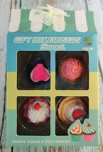Gift Box Ice Sweets Erasers - 1 Box 4 Pieces - Cakes and Cupcakes - $2.00