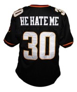 He Hate Me #30 Rod Smart New Men Football Jersey Black Any Size - $39.99