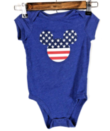 Disney Baby One Piece Size 24M 24 Months Baby Boy Girl Blue American Fla... - $8.59