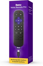 Roku Voice Remote Pro (2nd Ed.) | Rechargeable TV Remote Control with Ha... - £24.37 GBP