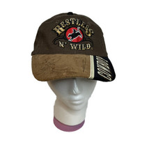 Restless N Wild Cowboy Way Brown Hat Cap Adjustable Truck Stuff Headwear NEW - £7.30 GBP