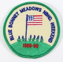 Vintage 1989-1990 Bluebonnet Meadows NBHD Weekend Twill Boy Scout BSA Ca... - $11.69
