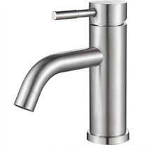 Modern Stainless Steel Commercial Basin Faucet (Brushed Nickel), Kohonby Single - £34.72 GBP