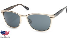 NEW HUGO BOSS 0110/S 7XBGW PALE GOLD BLACK SUNGLASSES 55-19-145 B44mm Italy - £107.16 GBP