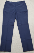 Greg Norman Golf Performance Pants Women 0 Navy Rayon Slim Straight Leg ... - $24.36