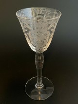 Bridal Bouquet GLASTONBURY - LOTUS  Bulbous Stem #35 Etched 6&quot; (#21-1639) - $13.95