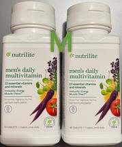 AMWAY-NUTRILITE Men's Daily Multivitamin &MINARALS-90 Tablets (2-BOTTLE) - $63.49
