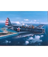 Framed 4&quot; X 6&quot; Print of a Douglas TBD &quot;Devastator&quot;.  Hang or display on ... - £8.10 GBP