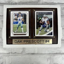 Dallas Cowboys DAK PRESCOTT #4 Set of 2 Framed Trading Cards New - £17.77 GBP