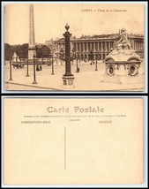 FRANCE Postcard - Paris, Place de la Concorde A47 - £2.33 GBP
