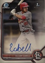 2022 Bowman Chrome Elijah Campbell 1st Bowman Base Auto #CPA-EC Stl Cardinals - £13.64 GBP