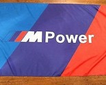 BMW M Series Car Racing Blue Red Flag 3X5 Ft Polyester Banner USA - $15.99