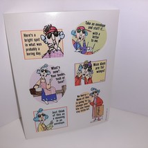 Vintage Hallmark Stickers NEW Maxine Grumpy Old Lady FUNNY 80s - £5.53 GBP