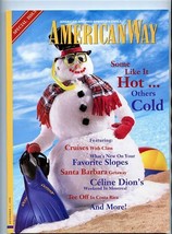 American Way American Airlines Magazine December 1, 1998 Cruises Celine Dion  - £10.16 GBP