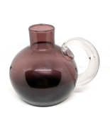 Amethyst Purple Art Vintage Glass Small 3.75&quot; Tall Pitcher/Creamer - $13.53 CAD