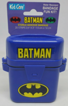 New Vintage Batman Kid Care Bandages Band Aid Adhesive Fun Kit Water Resistant - £15.63 GBP