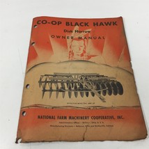 Genuine 1951 CO-OP Black Hawk Disc Harrow Owners Manual - £31.64 GBP