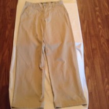 Boys Size 12 Regular Old Navy pants khaki plain flat front uniform pants - £6.75 GBP