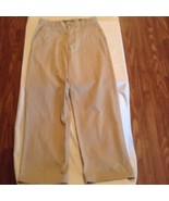 Boys Size 12 Regular Old Navy pants khaki plain flat front uniform pants - $9.99