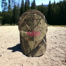 Team REALTREE Womans Baseball Hat Camo &amp; Pink Adjustable Hunting Fishing - £12.50 GBP