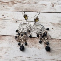 Vintage Earrings Hooks for Pierced Ears - Boho Style Dangle - £12.36 GBP