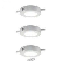 Prolink Plug-in LED Under Cabinet Puck Lights (3-Pack) 3-Settings White - £30.55 GBP