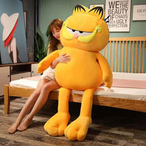 120cm Garfield Fat Angry Cat Plush Toy Animals Lazy Foolishly Tiger Skin Simulat - £9.81 GBP+