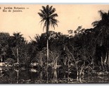 Jardin Botanico Giardini Rio De Janeiro Brasile Unp DB Cartolina - £4.08 GBP