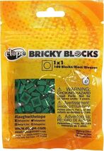 Green Bricky Blocks 100 Pieces 1x1 - $9.39