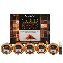NutriGlow Gold Kesar Facial Kit 6-Pieces (free shipping world) - £18.34 GBP