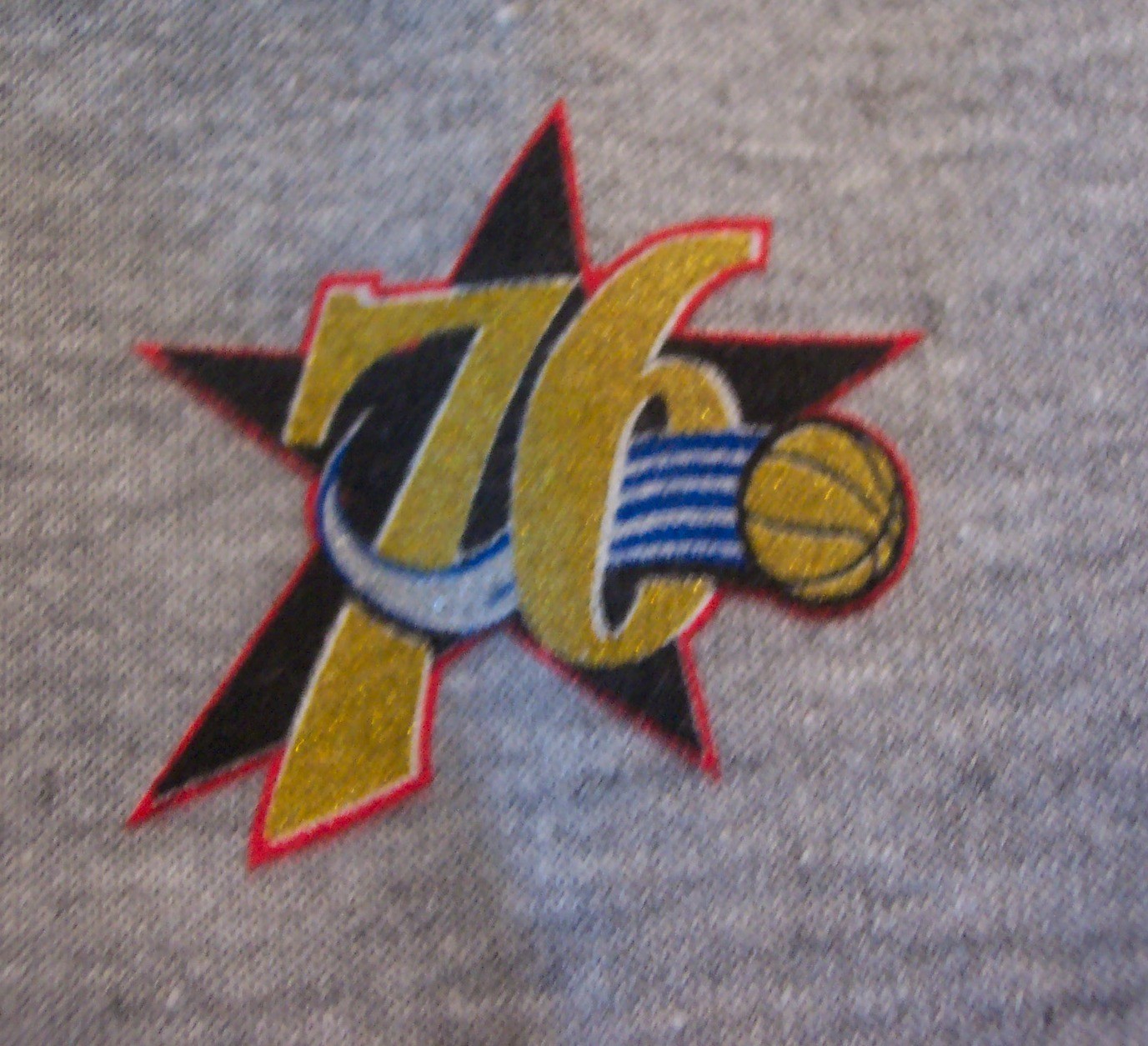 VINTAGE 2001 CHILDRENS KIDS PHILADELPHIA 76ERS SIXERS NBA SWEATSHIRT Size 4 NEW Item image 6