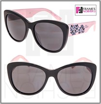 Christian Dior Inedite Light Pink White Black Rubber Cat Eye Crystal Sunglasses - £265.10 GBP