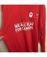 Canada Olympics Pullover Shirt We All Play Canadian Tire Size XL - $33.60 CAD