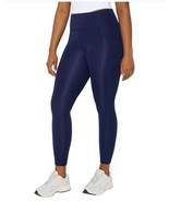 Fabletics Womens Leggings Navy Blue Oasis Pureluxe Pockets Stretch Active - $736.47 MXN