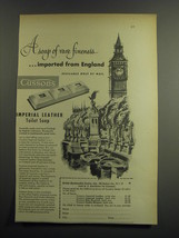1949 Cussons Imperial Leather Toilet Soap Advertisement - A soap of rare finenes - £14.72 GBP