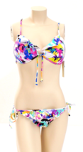 Seafolly Australia 2-Piece Multicolor Floral Bikini Swim Suit Women&#39;s 8 NWT - £70.05 GBP