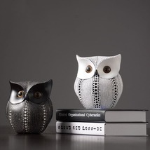 Lovely Owl Ornaments for Modern Home Decor, Made of Resin - £16.08 GBP+