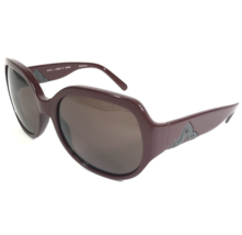 BCBGMAXAZRIA Sunglasses SWANK Mahogany Red Brown Square Frames with brown Lenses - $70.16