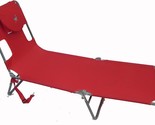 Red Ostrich Chaise Lounge - $85.96