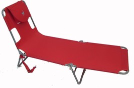 Red Ostrich Chaise Lounge - £65.48 GBP