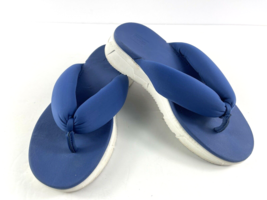 Fitflop Elsa Lyca Toe Post Women Shoes Blue 6M Foam Strap Toe Thong Sandals - £25.76 GBP