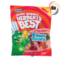 6x Bags Herbert&#39;s Best Original Baker Beans Assorted Flavor Gummi Candy | 3.5oz - £14.54 GBP