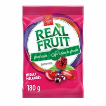 4 X Dare RealFruit Gummies Medley Candy 180g Each -From Canada -Free Shi... - £20.12 GBP