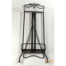 Easel Metal Adjustable 10 To 3 Stands 15 Inches Tall Black Table Top - £7.95 GBP