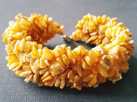 Natural Butterscotch Amber Bracelet / Certified Baltic Amber - £33.83 GBP