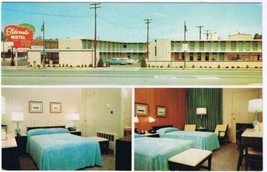 Detroit Michigan Postcard Eldorado Motel 1950s cars - £2.36 GBP