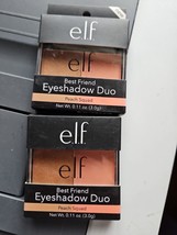 Lot Of 2-e.l.f. Best Friend Eyeshadow Duo, Peach Squad .11 oz. New - $9.95
