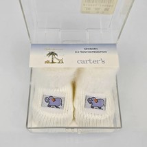 Baby Girl Boy Clothes Carter&#39;s 0-3 Month Vintage John Lennon Bootees Socks NEW - £23.52 GBP