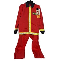 Hyde And Eek Glow In Dark Firefighter Halloween Kids Costume Size Large - $35.43